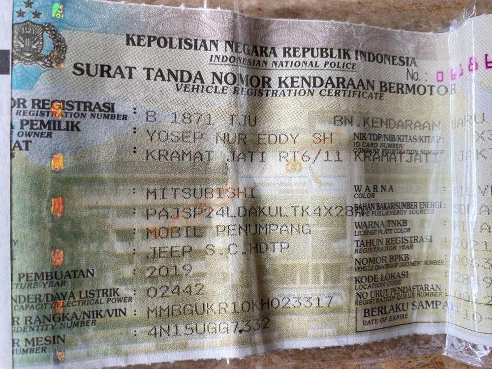 Mobil Mitsubishi Pajero Sport 2019