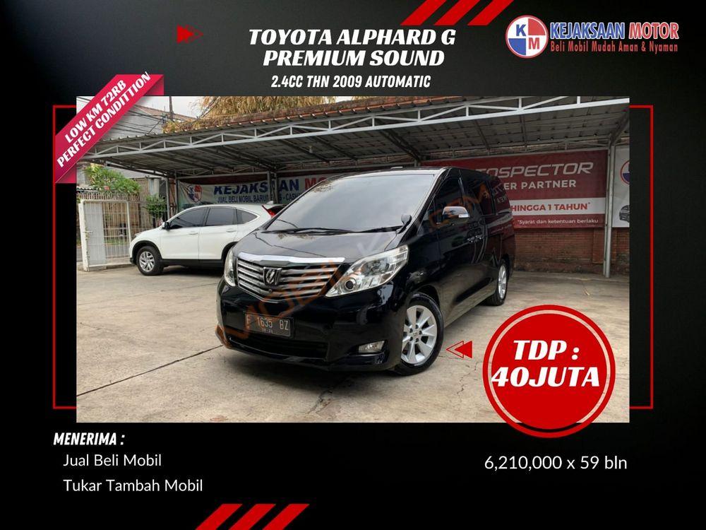 Mobil Toyota Alphard 2009