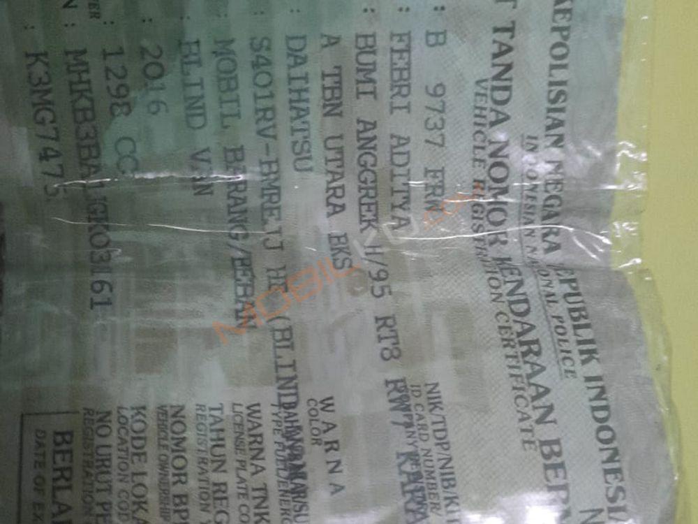 Mobil Daihatsu Gran Max 2016