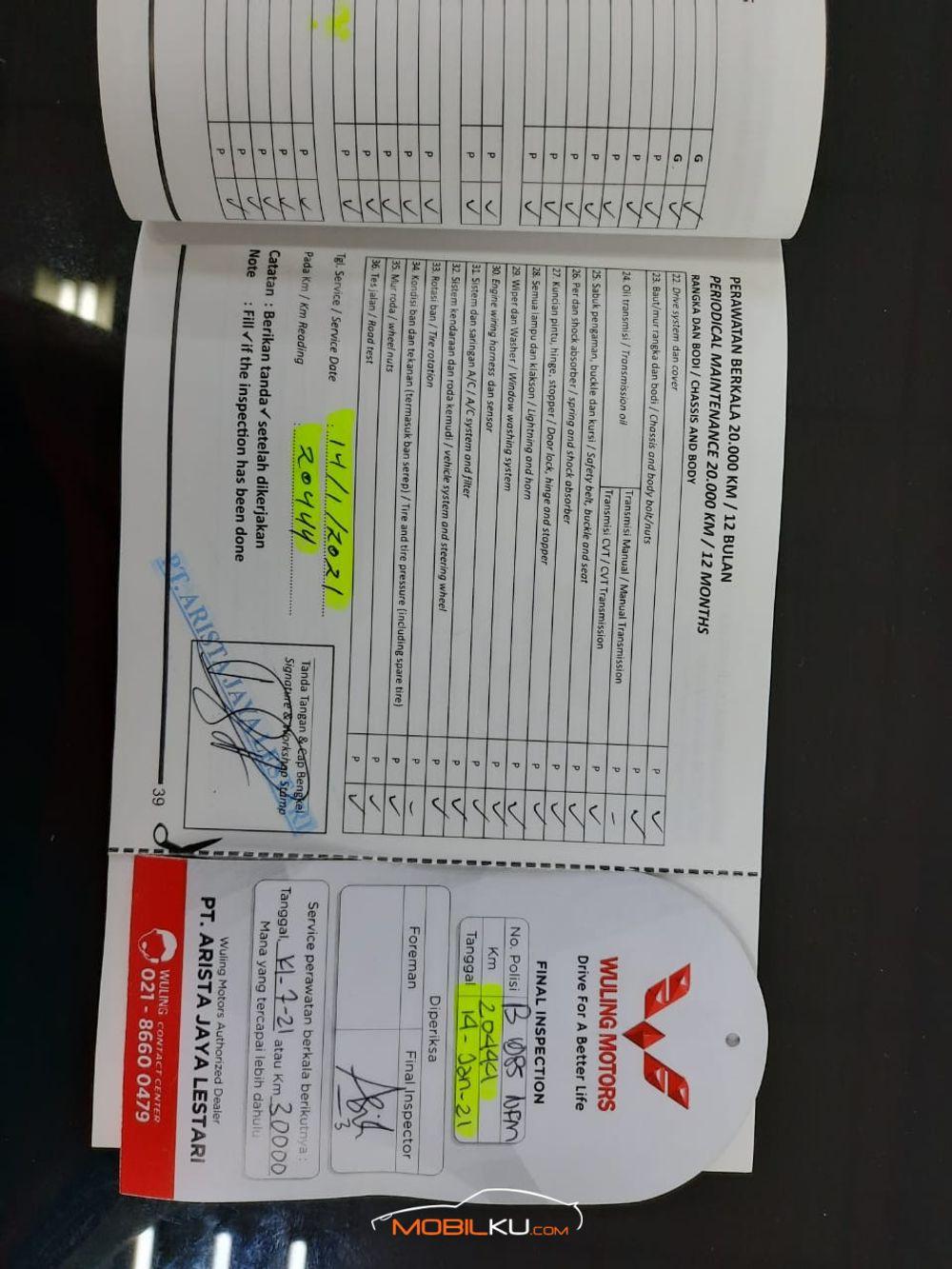 Mobil Wuling Almaz 2019