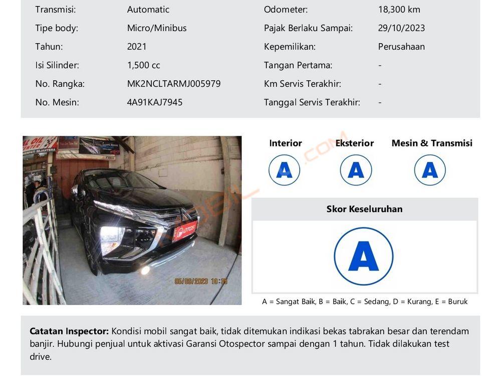 Mobil Mitsubishi Xpander 2021