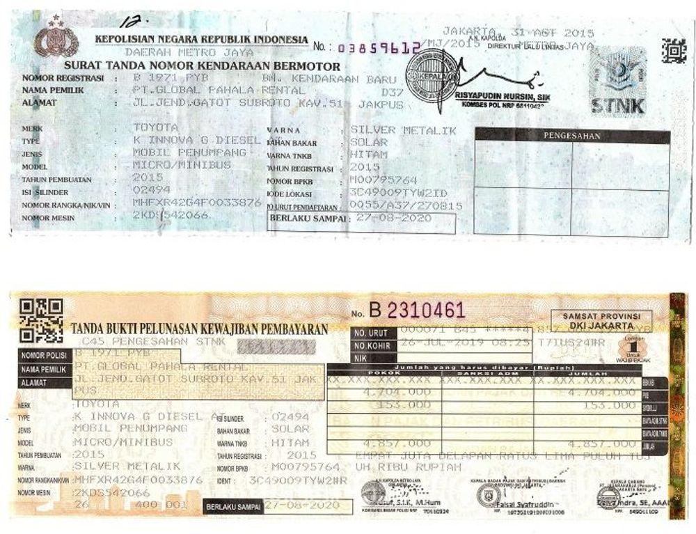 Mobil Toyota Kijang Innova 2015